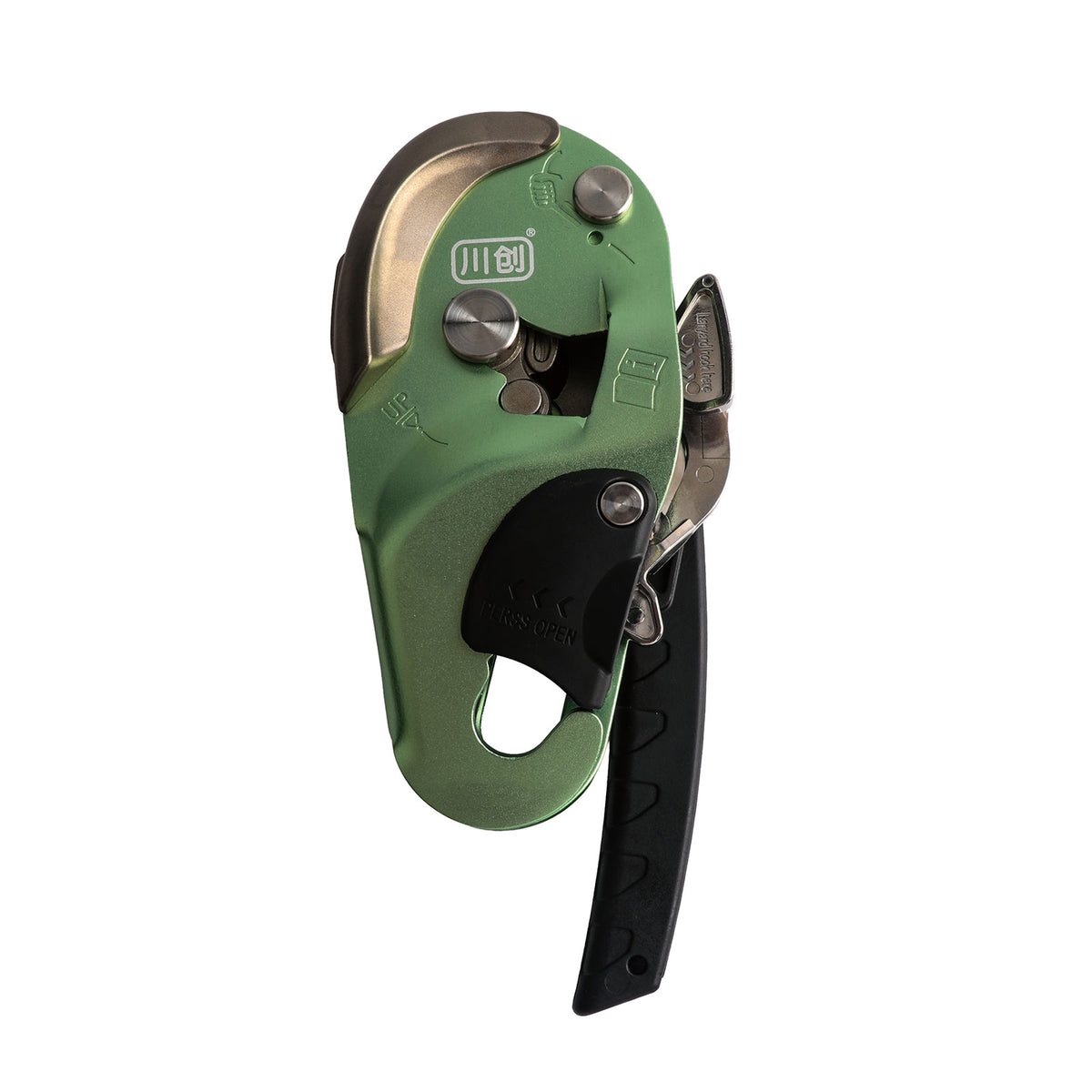 Peakseek PZX Outdoor Lift Descender Rock Climbing Protection Descent Device 250KG Limit Load for 9-12MM Ropes