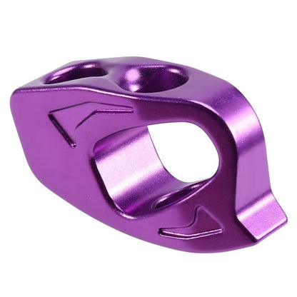 NW-002-Purple 7075 Aviation Aluminum Lanyard Adjuster 25KN Rock Climbing Cow Tail Adjuster for SRT/DRT Descender
