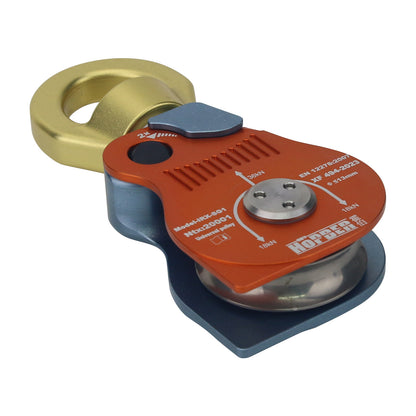 Hanging Ring Type Universal Single Pulley 37KN Descender Rock Climbing Fall prevention Device XF494-2023