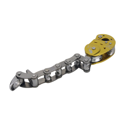 Golden CC-5P Upgraded Tree Climbing Arborist Mechanical Ascent Control Descent Device Lifting Pulley Anti Slip Rope Grab System