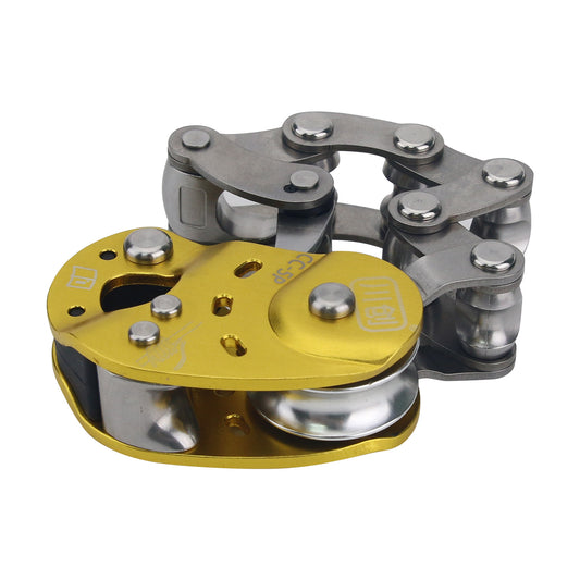 Golden CC-5P Upgraded Tree Climbing Arborist Mechanical Ascent Control Descent Device Lifting Pulley Anti Slip Rope Grab System