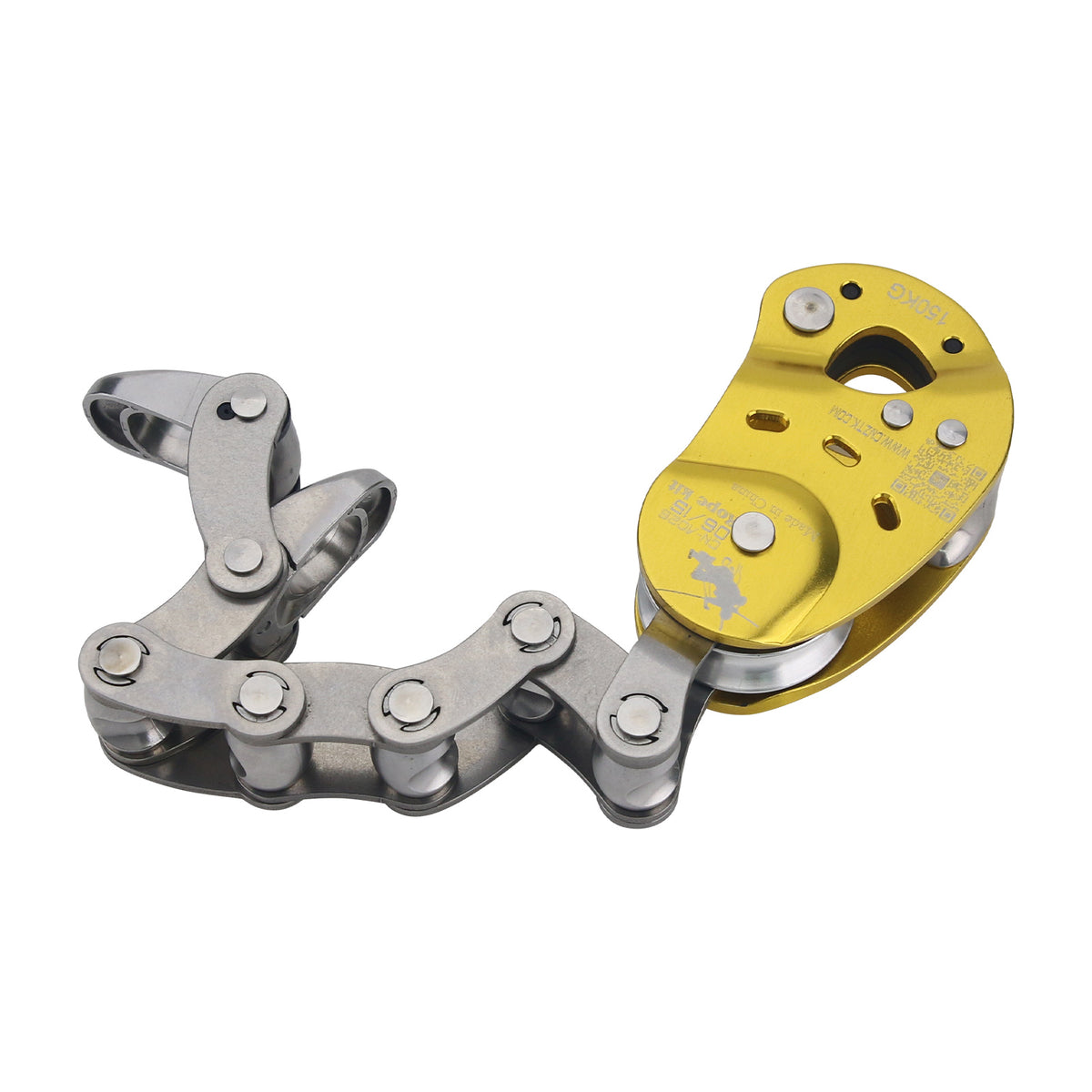 Golden CC-5P Upgraded Tree Climbing Arborist Mechanical Ascent Control Descent Device Lifting Pulley Anti Slip Rope Grab System