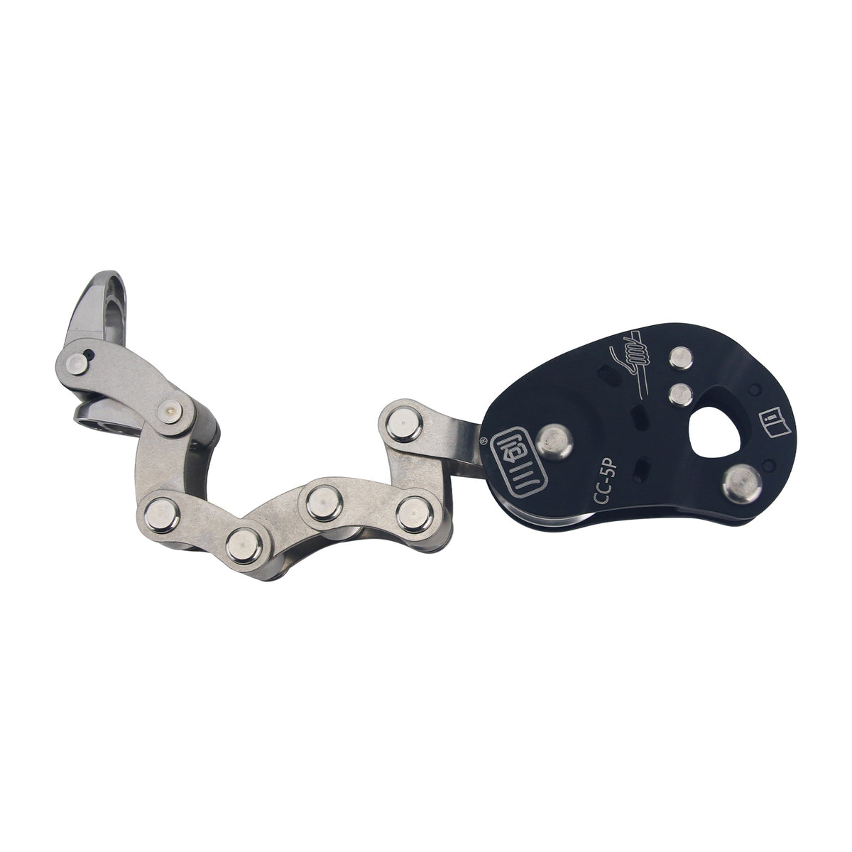 Black Outdoor Tree Climbing Ascender Lift Descender Mechanical Rope Grab Self Locking Upgraded CC-5P