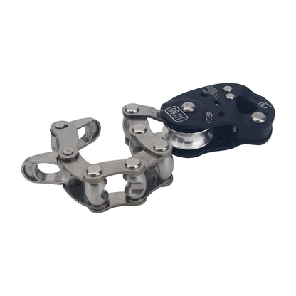 Black Outdoor Tree Climbing Ascender Lift Descender Mechanical Rope Grab Self Locking Upgraded CC-5P