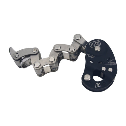 Black Outdoor Tree Climbing Ascender Lift Descender Mechanical Rope Grab Self Locking Upgraded CC-5P