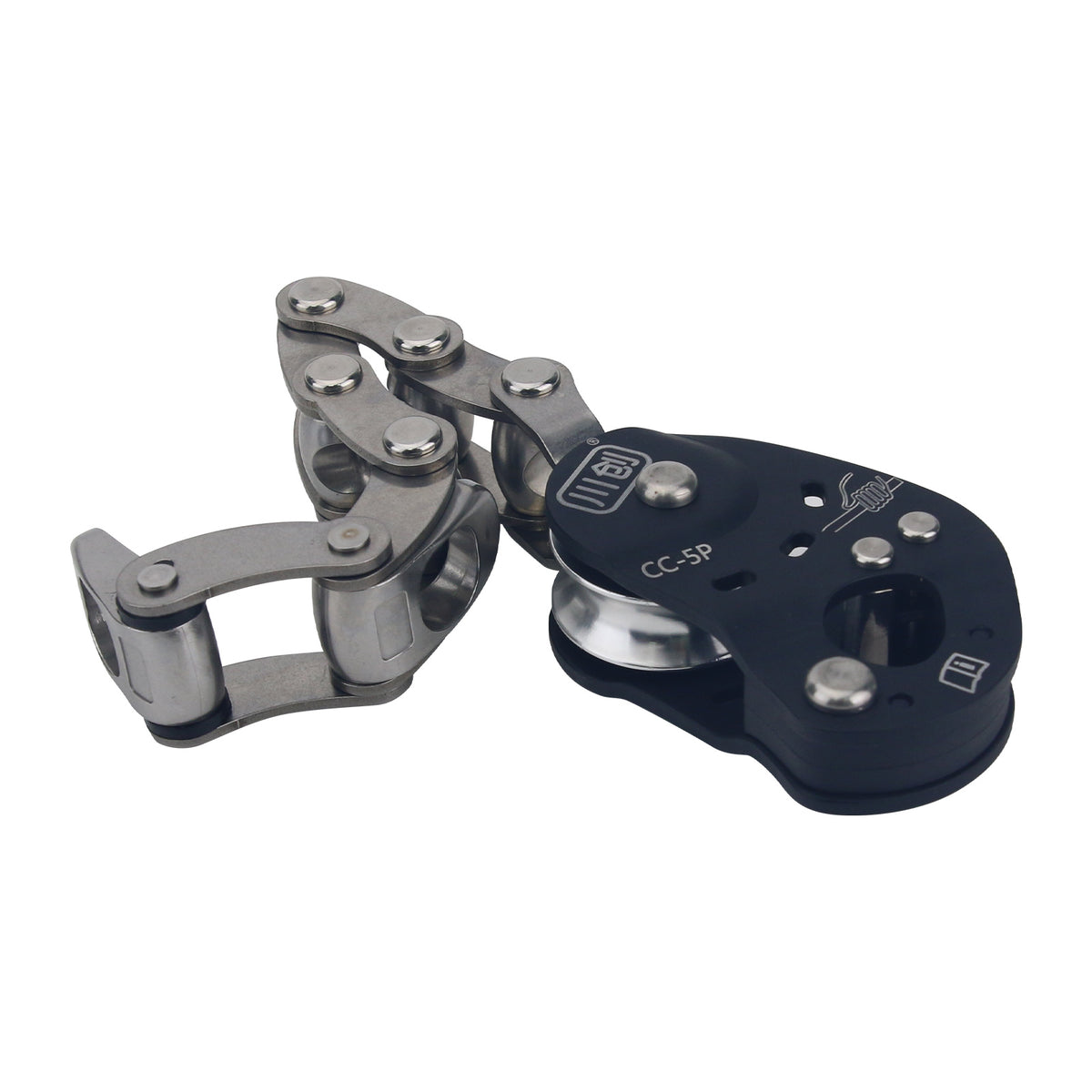 Black Outdoor Tree Climbing Ascender Lift Descender Mechanical Rope Grab Self Locking Upgraded CC-5P