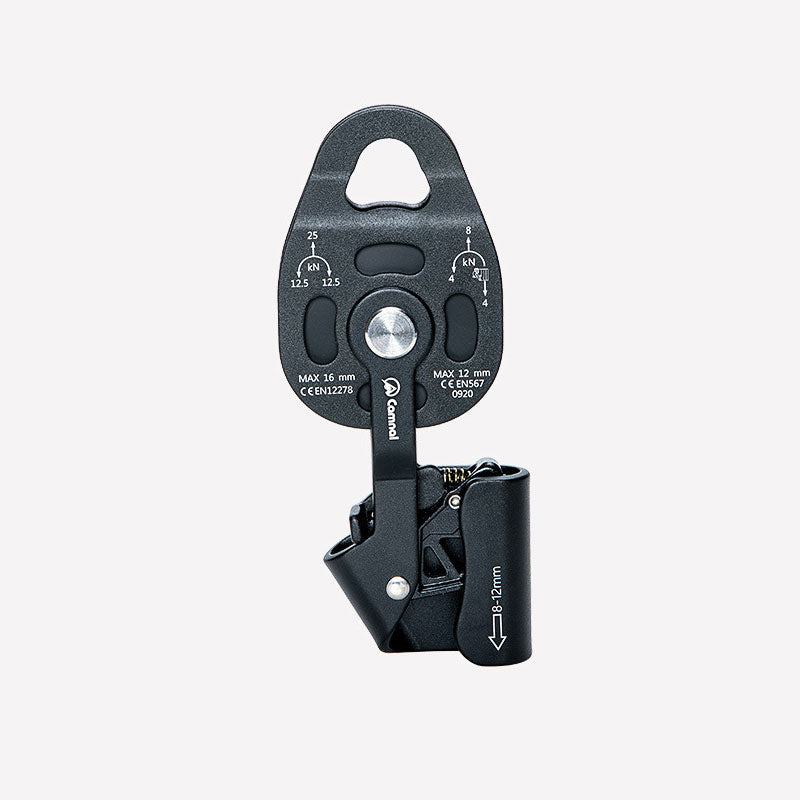 CAMNAL Heavy Lifting Device 400KG Load Labor-saving Lifting Pulley for Air Conditioner Installation (Black)